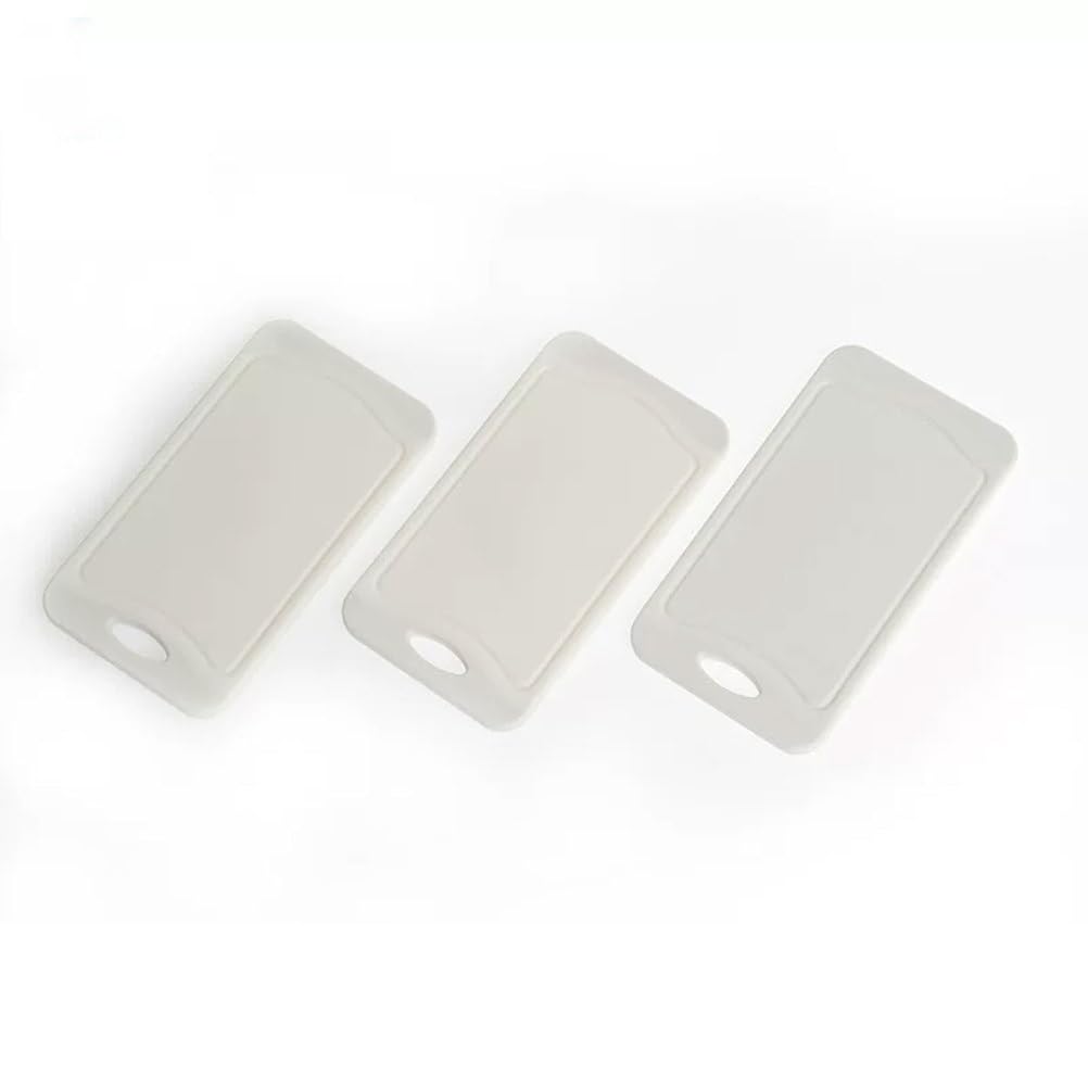ttnmrc Montessori Kids Cutting Board, Mini Plastic Chopping Board, Toddler Cutting Board for Food Prep, Set of 3