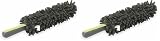 DUNLOP Automotive Felgenbürste Waschbürste 30cm Chenille Rundbürste Reifenbürste Autopflege (Packung mit 2)