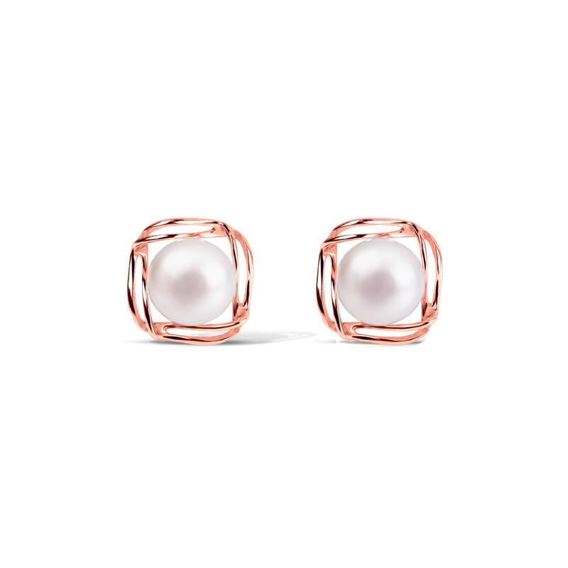 Image of Nistra 925 Sterling Silver Seaside Treasure Earrings | Gifts for Wife & Girlfriend | Stylish Luxury Jewelry for Women & Girls | With 925 Stamp & Certificate of Authenticity
