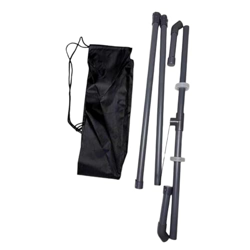 Yiju Badminton Ball Collector Ball Picker Tennis Removable with Storage Bag, Sweeping Machine Sweeper for Backyard Indoor Outdoor, Gray