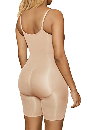 image for SHAPERX Women's Shapewear Bodysuit Tummy Control Body Shaper Seamless 