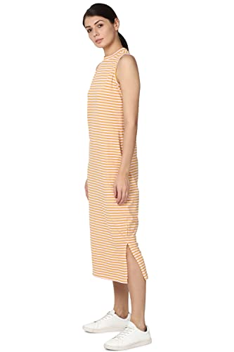 Image of Van Heusen Mirako Women's Cotton Sheath Knee-Length Casual Dress