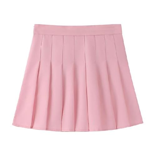 Women's Front Pleat High Waisted Wool Skirt A-Line Slim Fit4