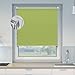 Produktbild Thermorollo Ohne Bohren Klemmfix 30 x 90 cm Blickdicht Und Sonnenschutz, Sichtschutz Rollo Ohne Bohren Inkl. Klemmträger Blickdicht Rollo für Fenster & Tür, Zart Grün
