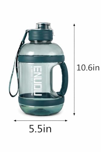 Image of AQUAFIT Sports Water Bottle With Portable Handel With BPA Free Material For Gym,Yoga And Sports Activity Color- (Casal Blue, 2.2 Liter)