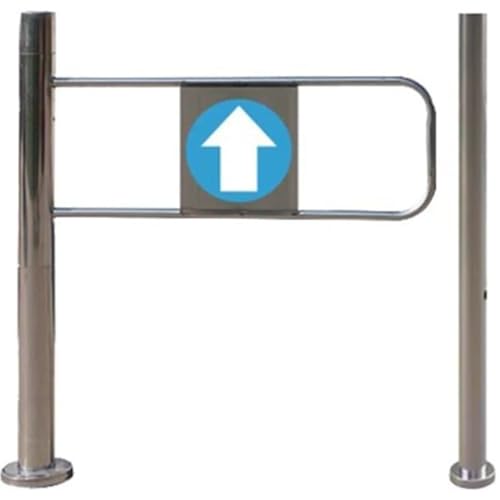 Porta automatica a battente - Dispositivo di uscita push-in, barriera in acciaio inossidabile per ingresso sicuro in negozi e biblioteche