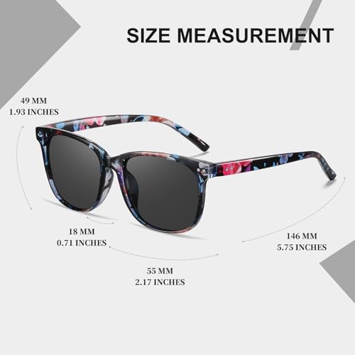 HAOLOTA Trendy Round Polarized Sunglasses for Women Men, Classic Retro Sun Glasses UV400 Protection3