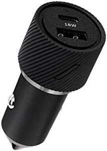 Native Union Car Charger PD–Fast-Charging 30W Dual-Port USB-A & USB-C Car Charger–Compatible with iPhone 13/13Pro/13Pro Max/13mini/12/12Pro, AirPods Pro, iPad, Samsung S21+, Google Pixel 6, Switch