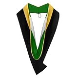 Endea Graduation Bachelors Hood for Science, Mathematics, Political Science, College Degrees - University Academic Regalia (Gold/Green/White)