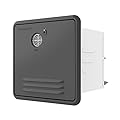 Furrion 2.4GPM Tankless RV Gas Water Heater with Black 16.14” x 16.14” Door - FWH09A-4-D