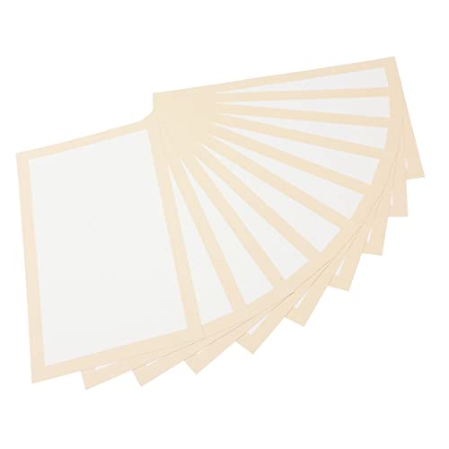 ERINGOGO 10 Sheets Paper for Calligraphy and Painting Thick Rectangular Rice Paper for Ink Art Multi Functional Drawing and Writing Surface