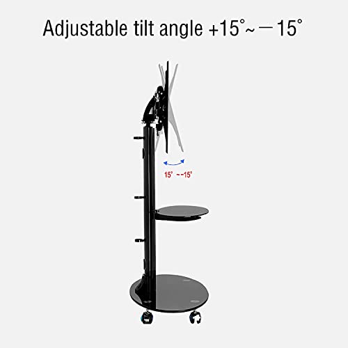 Soporte móvil para TV de 32" a 65" con ruedas miniatura 4