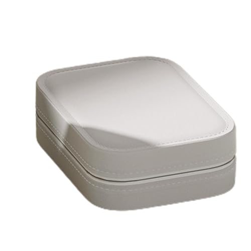 Estuche de maquillaje con espejo iluminado - Organizador de maquillaje con soporte de cosméticos con espejo LED iluminado, asa de bolsa de maquillaje, caja de almacenamiento de viaje para viajes