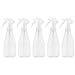 Produktbild SOLUSTRE 5pcs Kunststoff Sprühflasche Leere Nachfüllbare 200ml Zerstäuber Transparent Kosmetik Pumpflasche Blume Pflanzen Friseur Kosmetik Flüssigkeiten Spender Garten Büro Bad Küche Salon