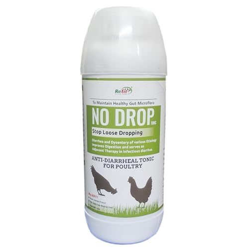 REFIT ANIMAL CARE Anti Diarrheal Liquid Supplement for Poultry Gut 1 LTR, NO Drop