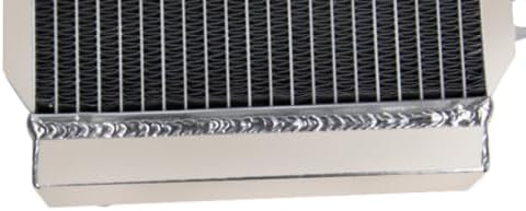 Aluminum Radiator for 2003-2006 Yamaha Kodiak 400/450 &2007-2010 Grizzly 400/450 YFM400 YFM450, 2 Row Radiators