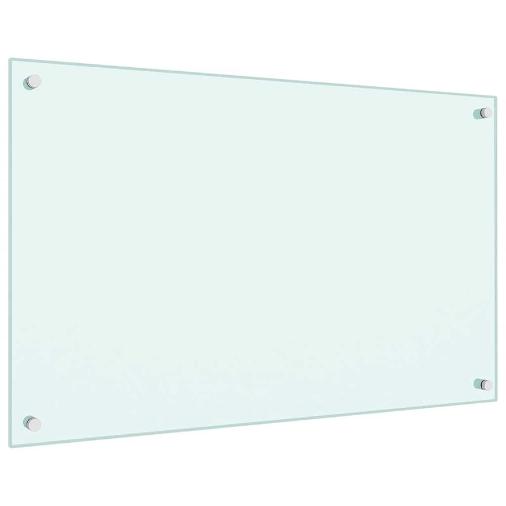 Solivagant Küchenrückwände 2 STK. Weiß 80x50 cm Hartglas, Küche Esszimmer,Küchenhelfer -utensilien, 13.5 kg-3315787