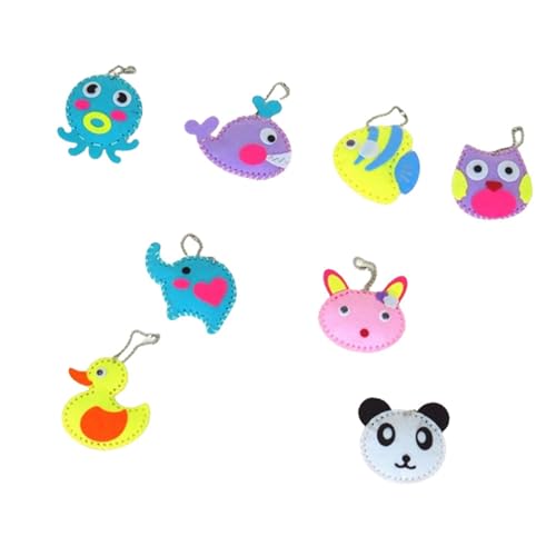 Descrizione: WNDUOKXH Kit di cucito completo per bambini con animali da cucire. Impara a cucire e sviluppa la fiducia nelle attività artigianali, aiutando a sviluppare le capacità motorie fini e la coordinazione