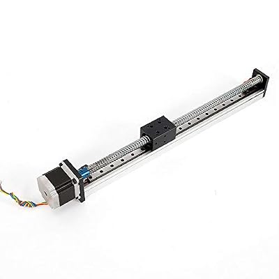 CNC Linear Rail Guide Slide, 600mm SFU1605 Actuator Stage Ball Screw Slide Rail Guide Manual Sliding Table Beads Screw for Movement Structural Elements Executed