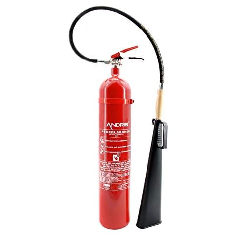 Feuerlöscher 5kg CO2 Kohlendioxid EDV geeignet EN 3 inkl. ANDRIS® Prüfnachweis Cover