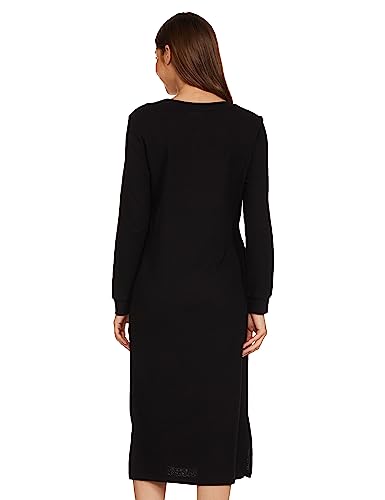 Image of Amazon Brand - Symbol Women's Casual Cotton Blend Waffle Calf Length Regular Fit Nighty (Available in Plus Sizes)