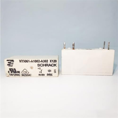 Relé 5V V23061-A1002-A302 para solucionar fallos de encendido en circuitos 10A