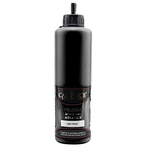 Cadence Pintura Acrílica Premium Black 500ml