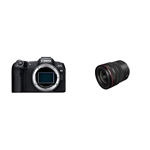 Image of Canon EOS R8 Full-Frame Mirrorless Camera (Body Only), RF Mount, 24.2 MP, 4K Video, DIGIC X Image Processor, Subject Detection & Tracking, Compact, Lightweight and RF14-35mm F4 L is USM Lens