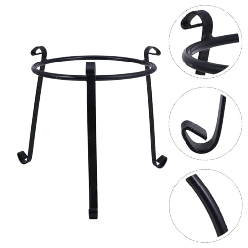 Étagère à fleurs en fer noir décorative et robuste OSALADI - 8