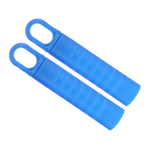 FRCOLOR 2pcs Replacement Mop Handle End Caps Durable Grip for Sweeping and Dustpan Rod Lightweight with Hanging for Household Cleaning Tasks