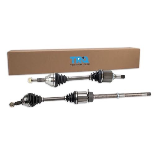 TRQ Front Driver and Passenger Side CV Axle Assembly Set 2 Piece Compatible with 16-19 Ford Explorer V6 3.5L AWD 14-15 Explorer Base XLT Limited V6 3.5L AWD 14-19 Police Interceptor Utility V6 3.7L