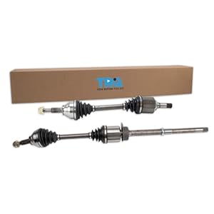 TRQ Front Driver and Passenger Side CV Axle Assembly Set 2 Piece Compatible with 16-19 Ford Explorer V6 3.5L AWD 14-15 Explorer Base XLT Limited V6 3.5L AWD 14-19 Police Interceptor Utility V6 3.7L