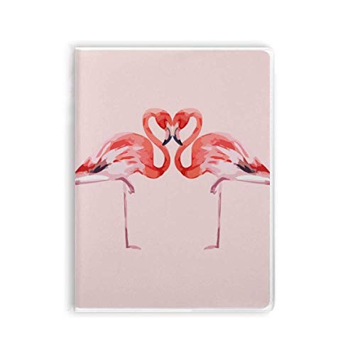 Carnet de notes flamant rose à couverture souple pour écrire