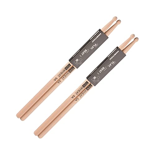 2 Pares Baquetas de Madera de Arce 5A 14.8 cm miniatura 1