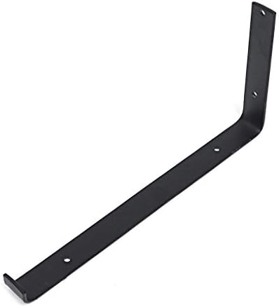 LYLY Corner Brace Hardware Corner Brackets Wall Shelf Brackets Scaffold Board Heavy Duty Industrial Shelving Corner Shelf Furniture Fittings Corner Bracket (Color : 25cm, Size : Black)