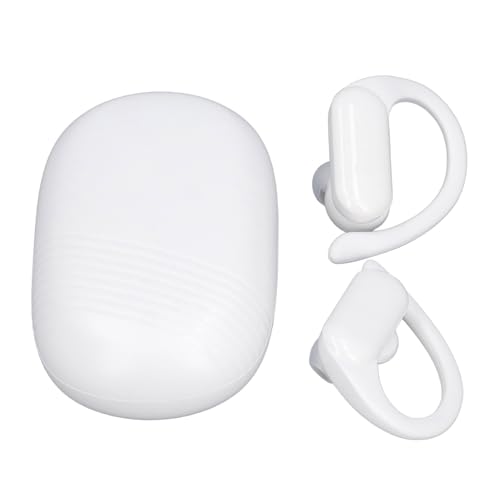 Auriculares Inalámbricos de Oreja Abierta con Auriculares Deportivos Ligeros de Sonido de 360° para Correr y Caminar (White)