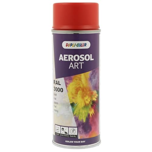 DUPLI-COLOR AEROSOL ART RAL 3000 Feuerrot matt 400 ml - Sprühfarbe – Ansicht 1