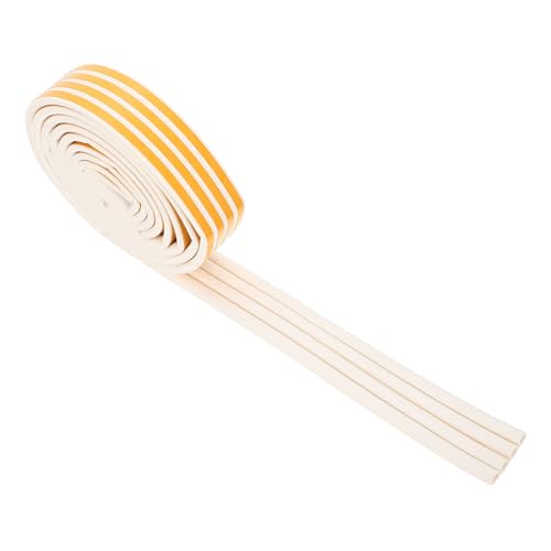 WOONEKY Door Draft Stopper Weather Stripping Door Sealing Strip Air and Wind Blocker Sturdy Material 20m D-Type