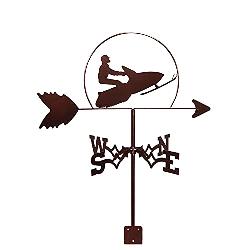 Tonpop Segnavento,Banderuola,Indicatore di direzione della banderuola in Acciaio Inossidabile Decorazione Artistica per palo da Giardino per la Decorazione dell'ornamento del Cortile del Patio