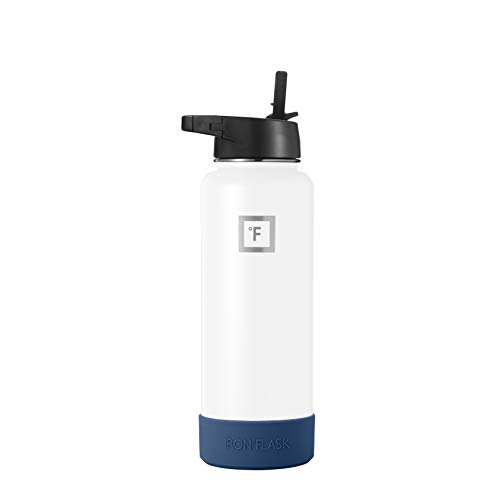 IRON °FLASK New Protective Silicone Boot for 32 oz - 40 oz for Sports Water Bottles Accessories, fits Hydro Flask Bottles (Blue)…