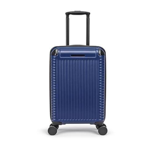 World Traveler Dejuno Abrams 20-Inch Carry-On Lightweight Hardside Spinner Luggage - Navy3