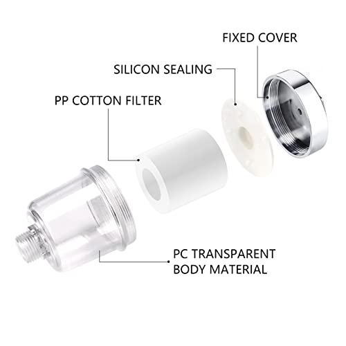 CYTMALL 5 Micron Purifier Output Universele Douche Filter PP Katoen Huishoudelijke Keukenkranen Zuivering Thuis Badkamer Accessoires: (Color : 2 Filters) - Image 7