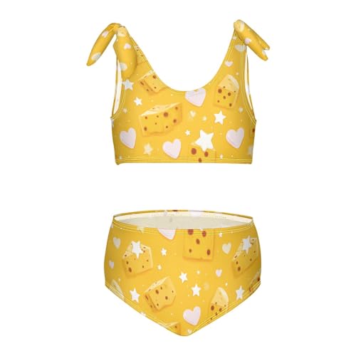 Image of Boccsty Cute Crab Red Blue Girls Swimsuits Kids Bikini Sets 2 Pcs Bathing Suit for 3T