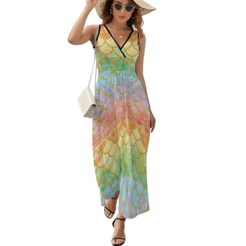 Robe longue d'été légère sans manches : finis les coups de chaud à la plage