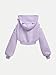 Ltvoo Girls Hooded Sweatshirt Cute Long Sleeves Hoodie Pullover Tops Autumn Fashion Clothes for Kids 8-12 Years (8 Years) Purple