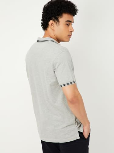 Max Men's Cotton Slim Fit Polo T-Shirt