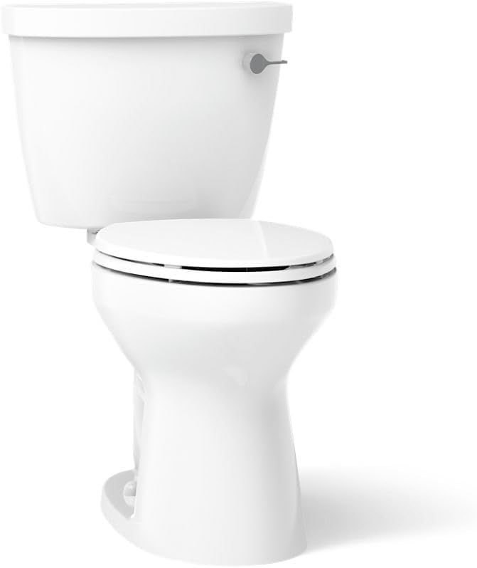 KOHLER Cimarron Comfort Height Two-piece Elongated 1.6 Gpf Chair-height Toilet (missing tank)