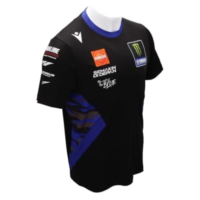 Yamaha Monster Energy Yamaha Racing MotoGP Team Replica Tee- Men's (Black/Blue/White)