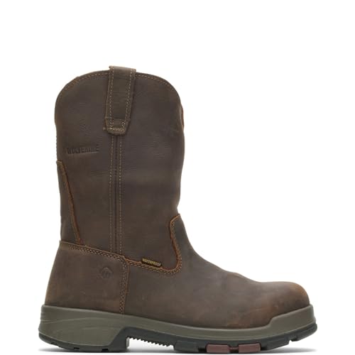 Wolverine Men's Epx Waterproof Ct 10in Cabor Wellington Wp-Dark Coffee