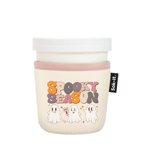 Sok It IceCreamSok Insulated Neoprene Cover (Spooky Season, Fits Tapered Pints)